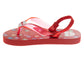 Sweethearts Girls Shoes, Girls Flip Flops, Thong Sandals - Kids Summer Beach & Pool Shoes, Slip On Red and White (Toddler/Little Kid)