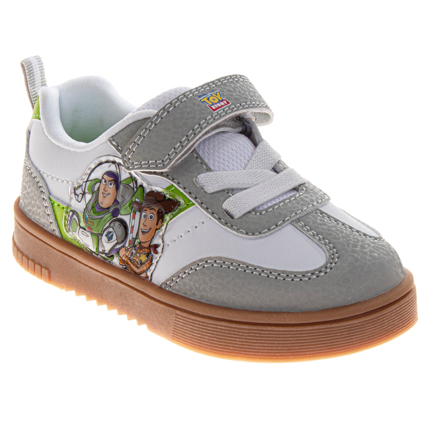 Disney Pixar Toy Story Woody & Buzz Lightyear Sneakers Boys  Action Heroes Adventure Ready Velcro Closure Durable Tread Playtime (Toddler / Little Kid)