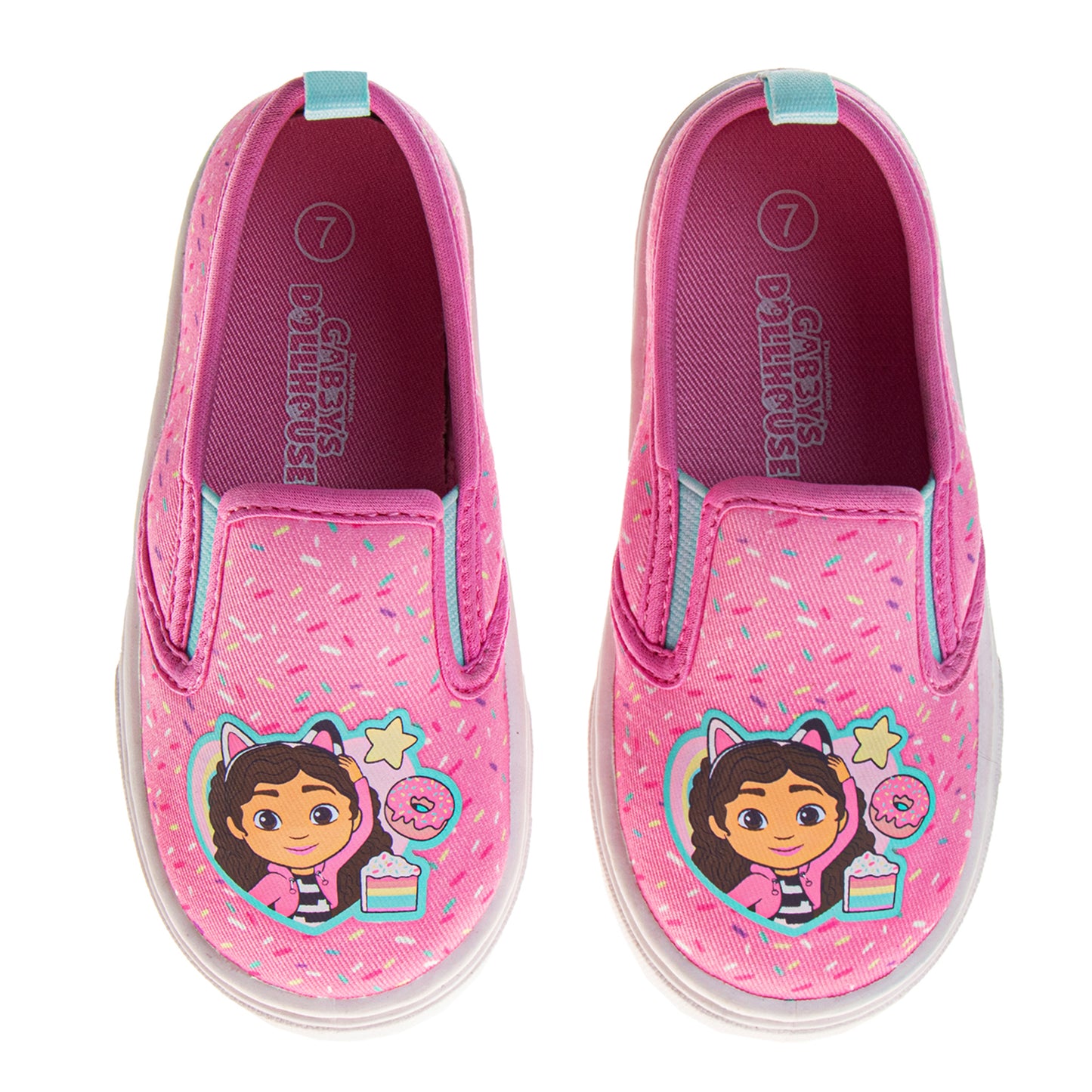 Gabbyâ€™s Dollhouse Girls Slip-On Canvas Sneakers (Toddler / Little Kid)