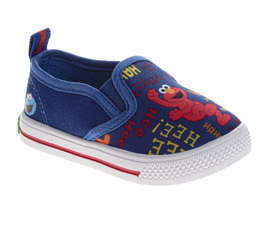 Sesame Street Boys/Girls Elmo Shoes,Slip On Sneaker Toddler,Indoor Outdoor Bottom,Toddler Size 5 to 10