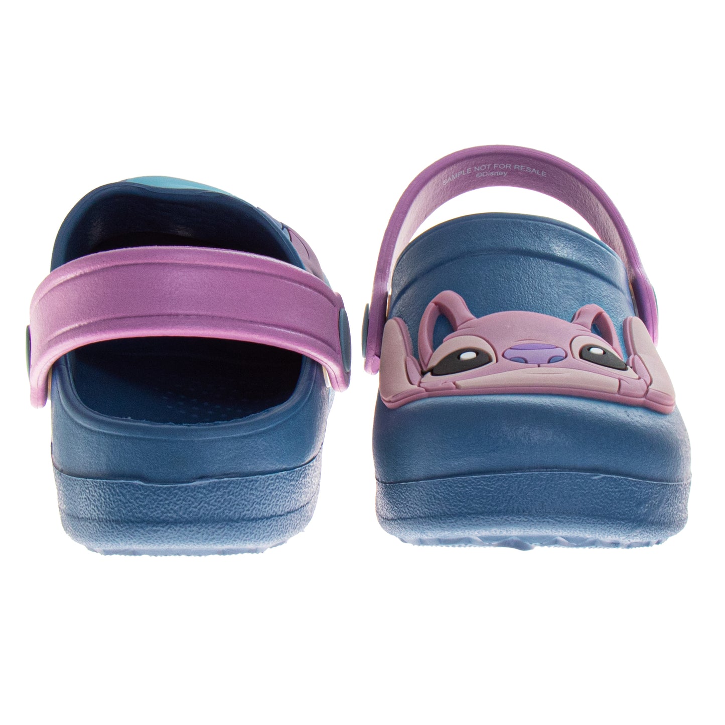 Stitch and Angel Girls Slip-On Clogs and Back Strap (Toddler)