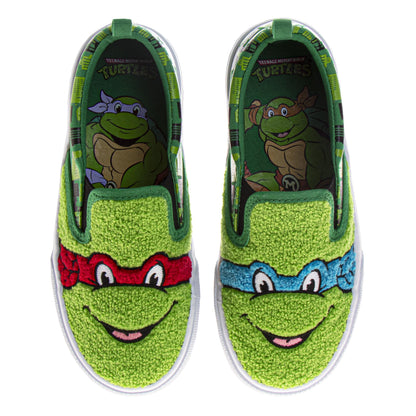 Teenage Mutant Ninja Turtles Boys Mismatched Slip-On Canvas Sneakers (Big Kid)