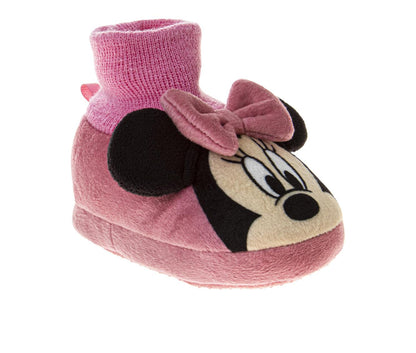 Disney Minnie Mouse Baby Girls' Slipper Bootie Shoe. (Infant)