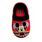 Disney Mickey Mouse Slippers Toddler Boys  SlipOn Cozy Warm Soft Plush Indoor Wear Relax & Play (Toddler / Little Kids)