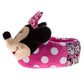Disney Minnie Mouse 3D Girls Slippers  Minnie's Bow Plush Warm Soft Aline Comfy Lightweight House Shoes (5-10 toddler)