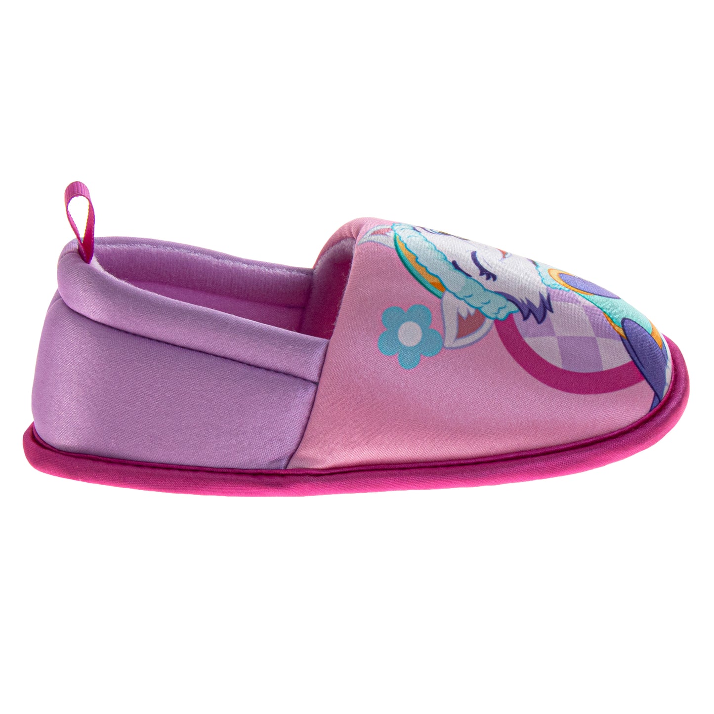 Paw Patrol Girls Slippers  Skye & Everest Plush Warm Soft Aline Comfy Lightweight House Shoes (5-10 toddler)