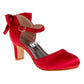 Badgley Mischka Heel Dress Shoes for Girls / Elegant Formal Comfort Design with Buckle Closure (Little Kid / Big Kid)