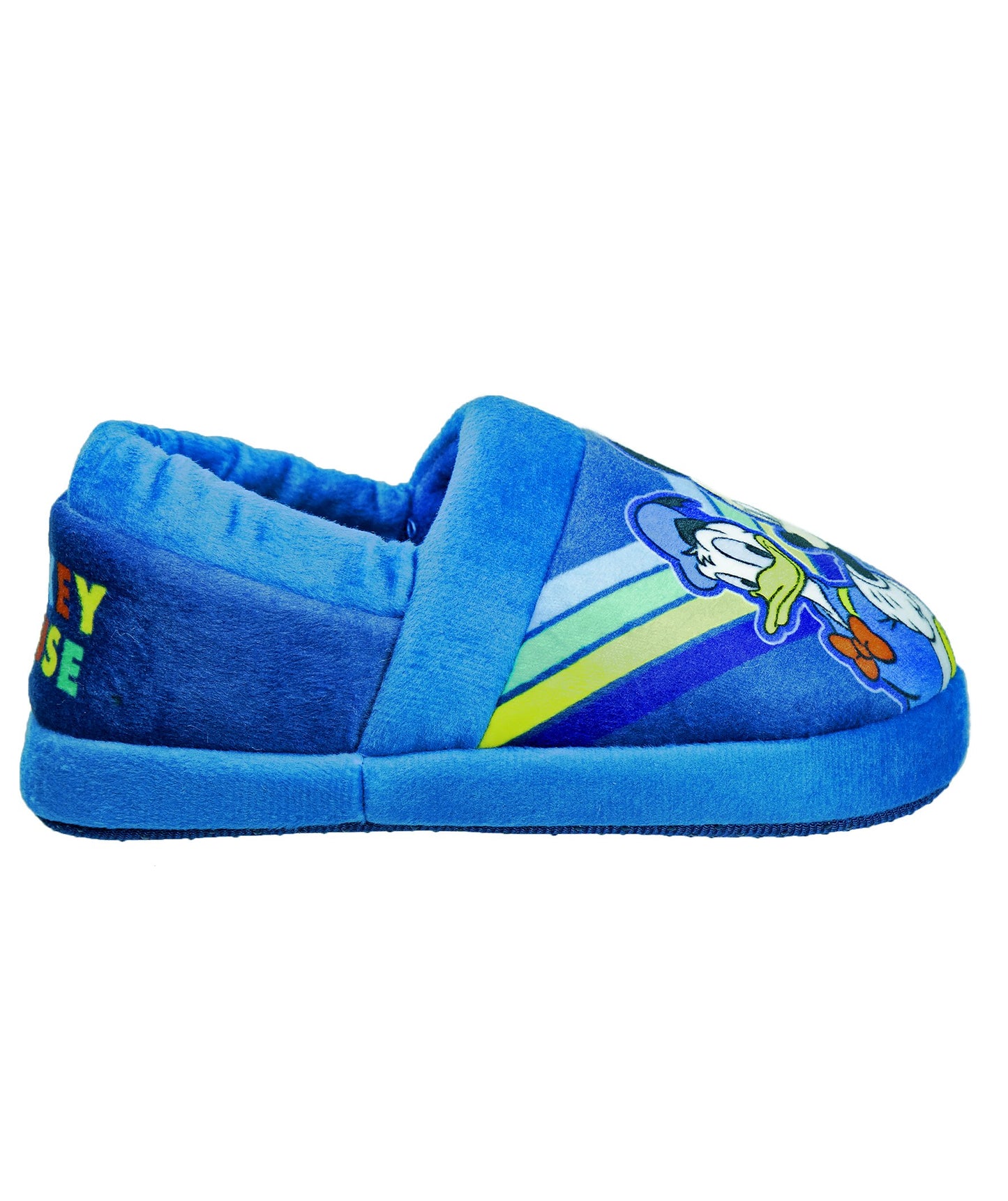 Disney Mickey Mouse Slippers Toddler Boys  SlipOn Cozy Warm Soft Plush Indoor Wear Relax & Play (Toddler / Little Kids)