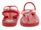 Sweethearts Girls Shoes, Girls Flip Flops, Thong Sandals - Kids Summer Beach & Pool Shoes, Slip On Red and White (Toddler/Little Kid)