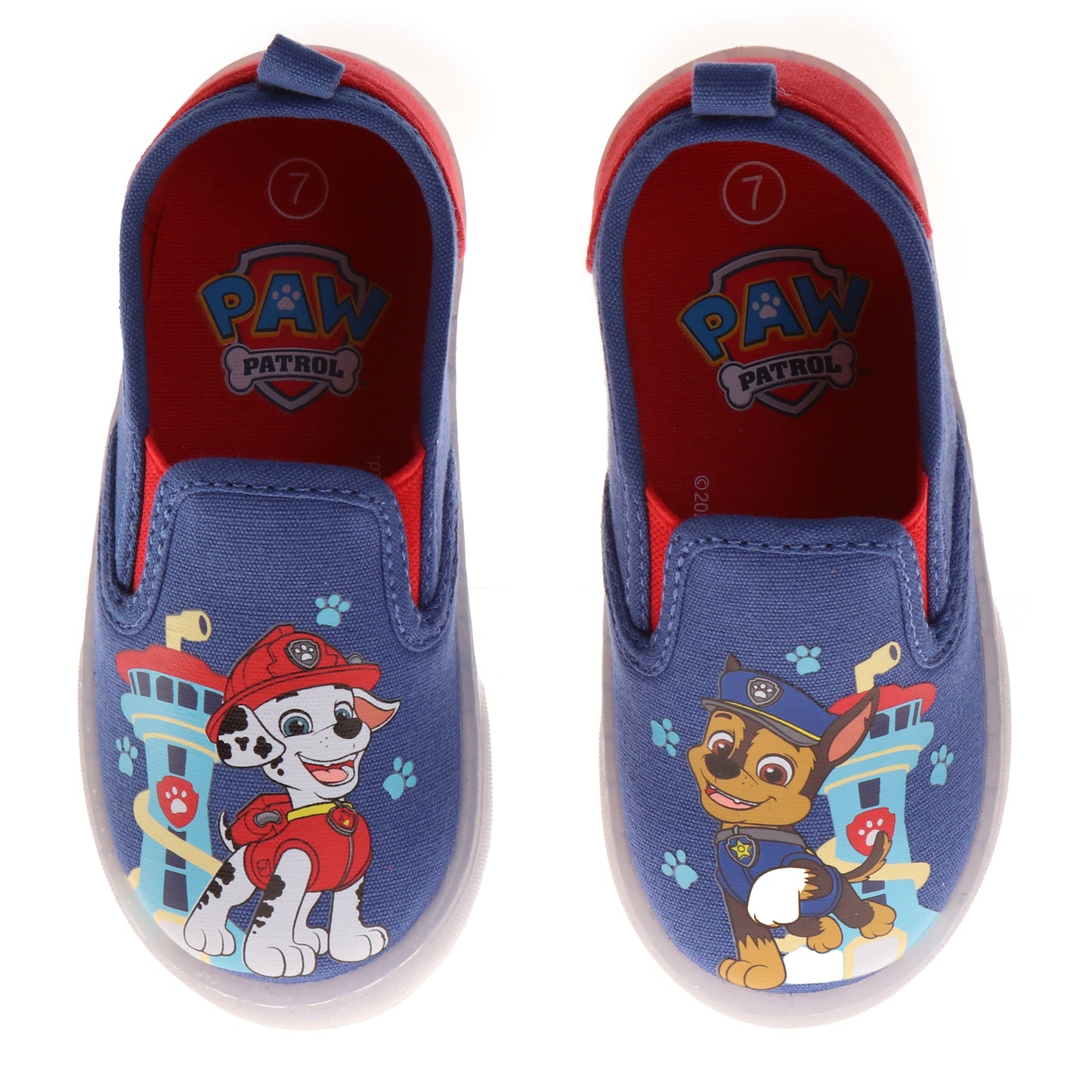 Nickelodeon Paw Patrol Slip On Canvas Boys  Rescue Team Easy Wear Casual Style Durable Canvas NoLace Design (Toddler / Little Kid)