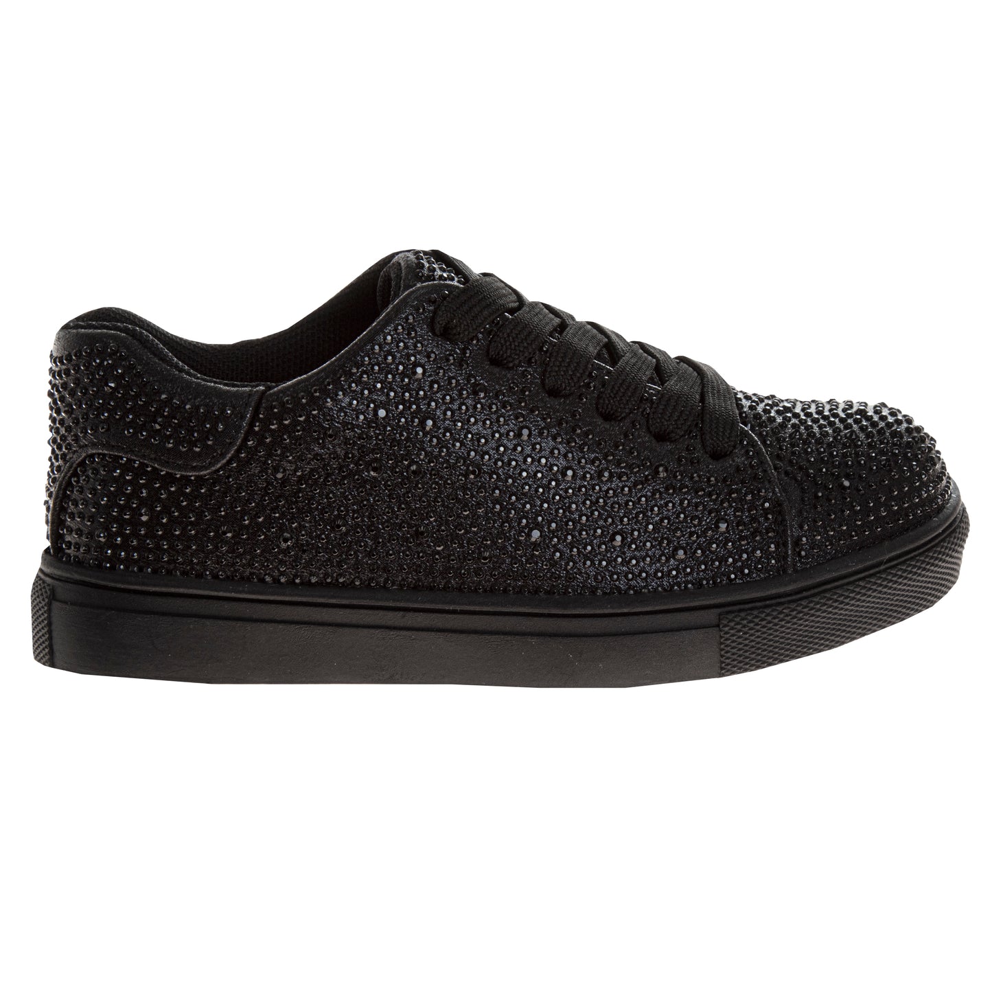 Badgley Mischka Glitzy Sneakers Girls'  Sparkly Fashion Forward Stylish Everyday Wear Comfort Fit Durable (Little Kid / Big Kid)