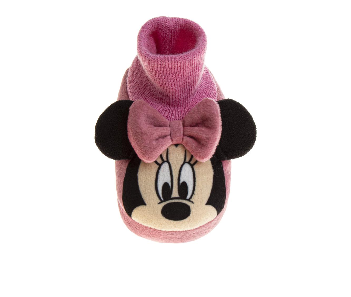 Disney Minnie Mouse Baby Girls' Slipper Bootie Shoe. (Infant)