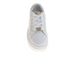 Badgley Mischka Girls' Fashion Lace-Up Low Top Sneakers with Metallic Accents (Little Kids/Big Kids)