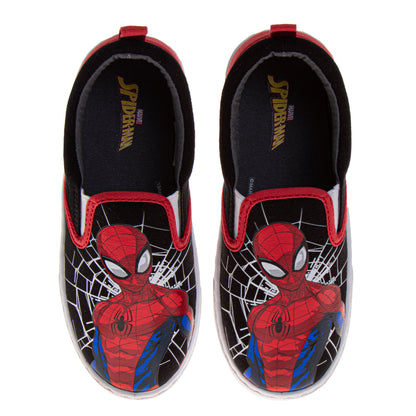 Spider-Man Boys Slip-On Canvas Sneakers (Big Kid)