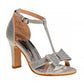 Badgley Mischka Kayla Heel Dress Sandals Girls'  Elegant Stylish Formal Occasion Fashion Forward Comfort Heel (Big Kid)