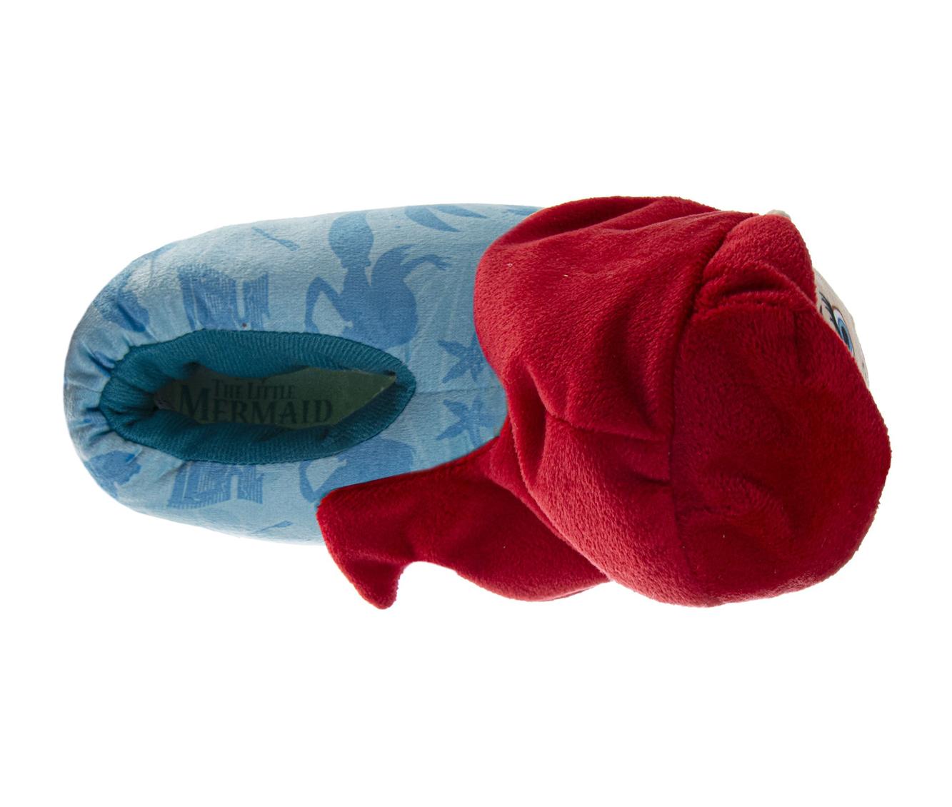 Disney Little Mermaid 3D Slippers Ariel & Flounder Warm Fluffy House Girls' Slippers (Toddler/Little Kids)
