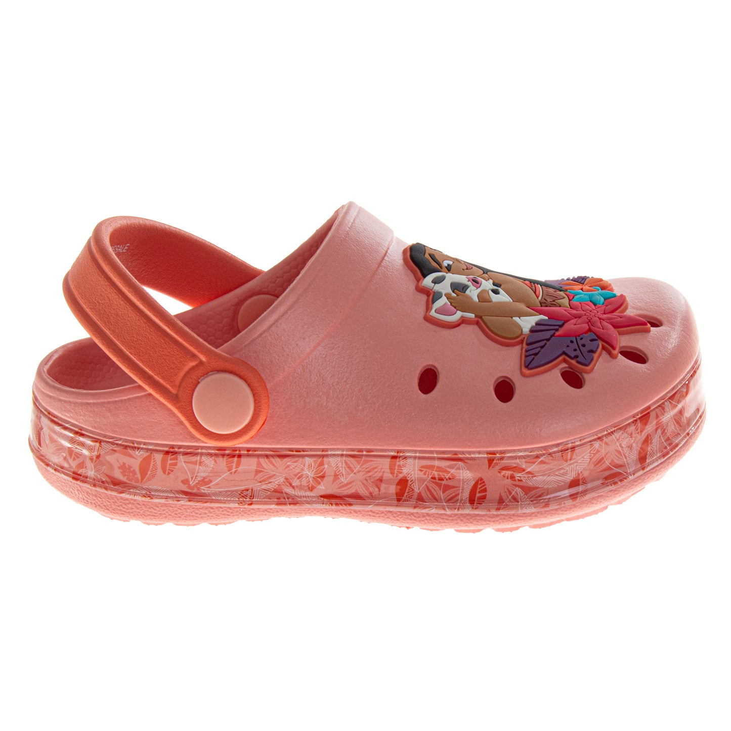 Disney Moana Girls Slip-On Clogs with Back Strap (Toddler/Little Kids)