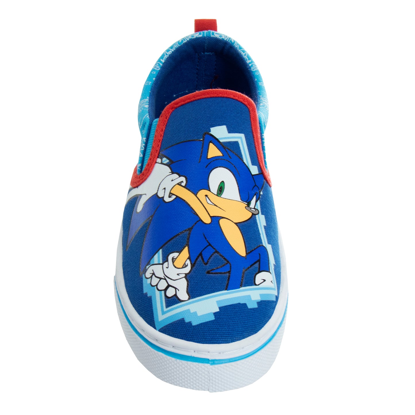 Sonic the Hedgehog Boys/Girls Toddler Slip On Canvas Sneakers