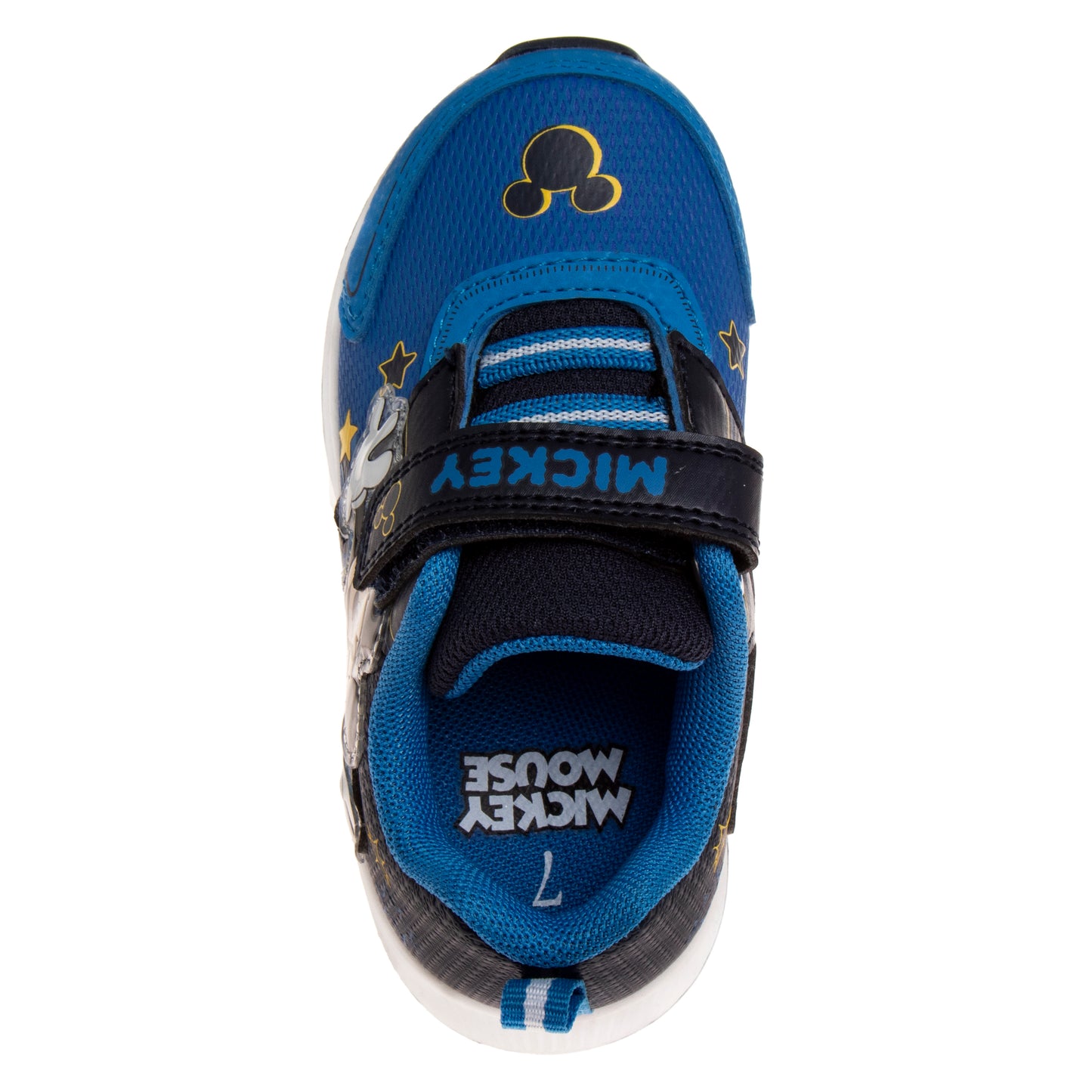 Toddler Boys Mickey Mouse Sneakers with 2 Red Lights