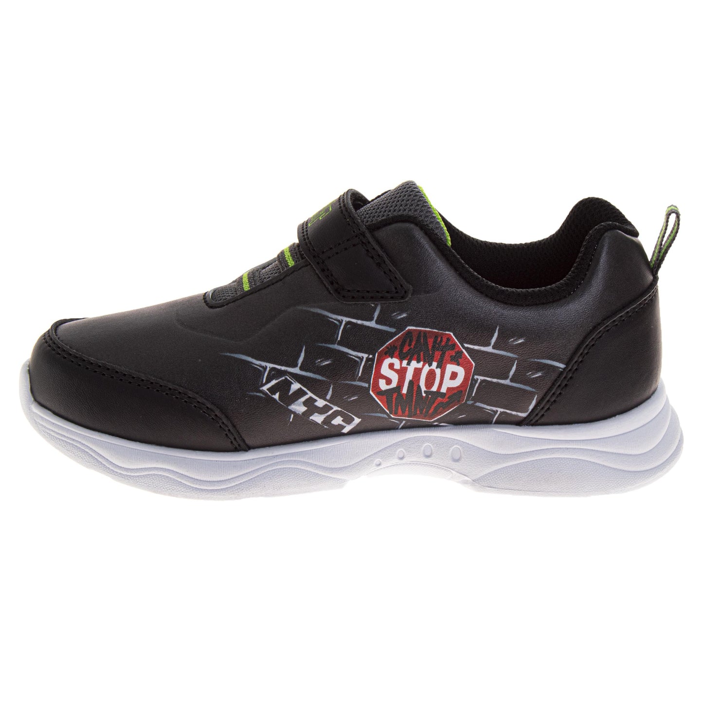 Teenage Mutant Ninja Turtles Boys Light-Up Sneakers Featuring the TMNT Crew (Little Kid)