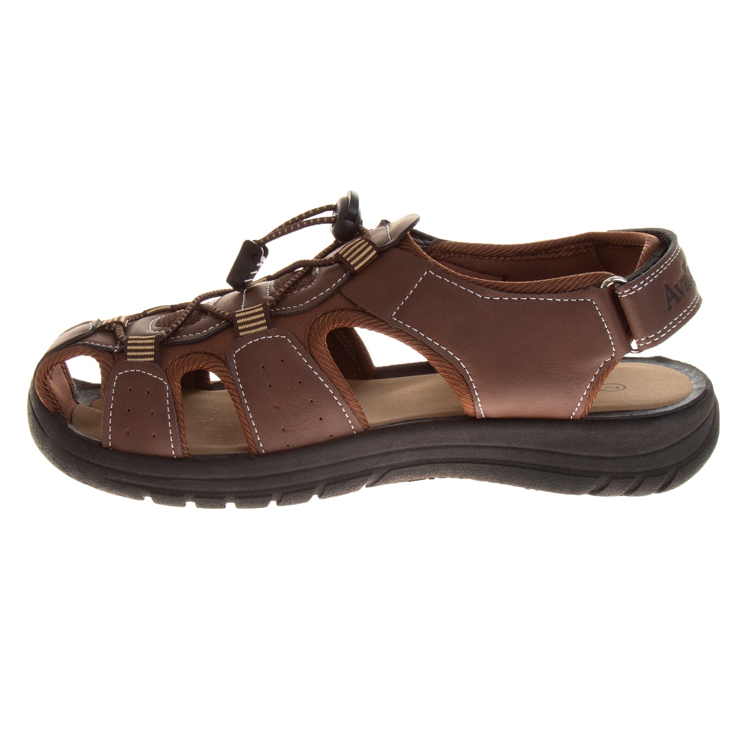 Avalanche Fishermen Sandals Men's  Outdoor Ready Durable Adjustable Straps Comfort Fit WaterFriendly (Adult)