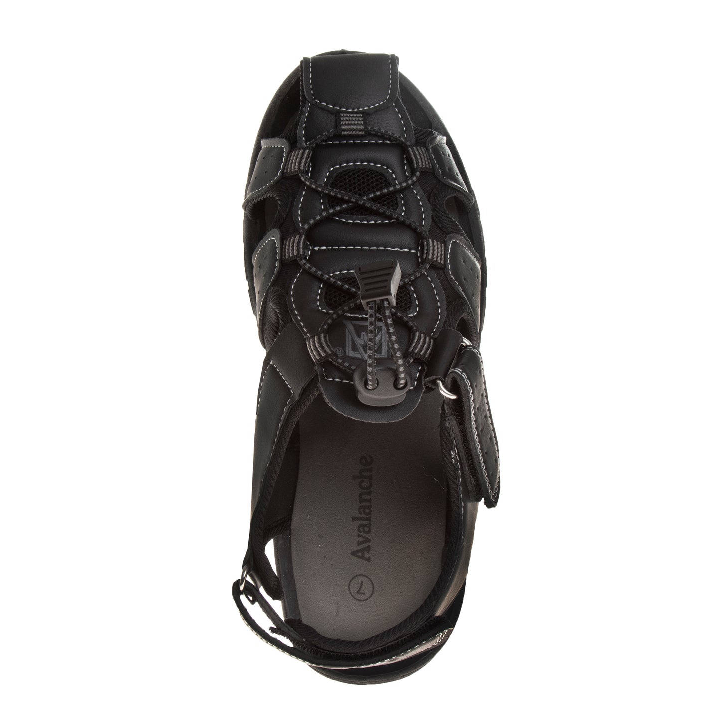 Avalanche Fishermen Sandals Men's  Outdoor Ready Durable Adjustable Straps Comfort Fit WaterFriendly (Adult)
