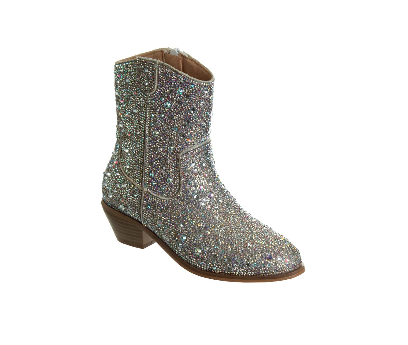 Badgley Mischka Dress Boots Girls'  Elegant Stylish Formal Wear Fashion Forward Comfort Fit (Little Kid / Big Kid)