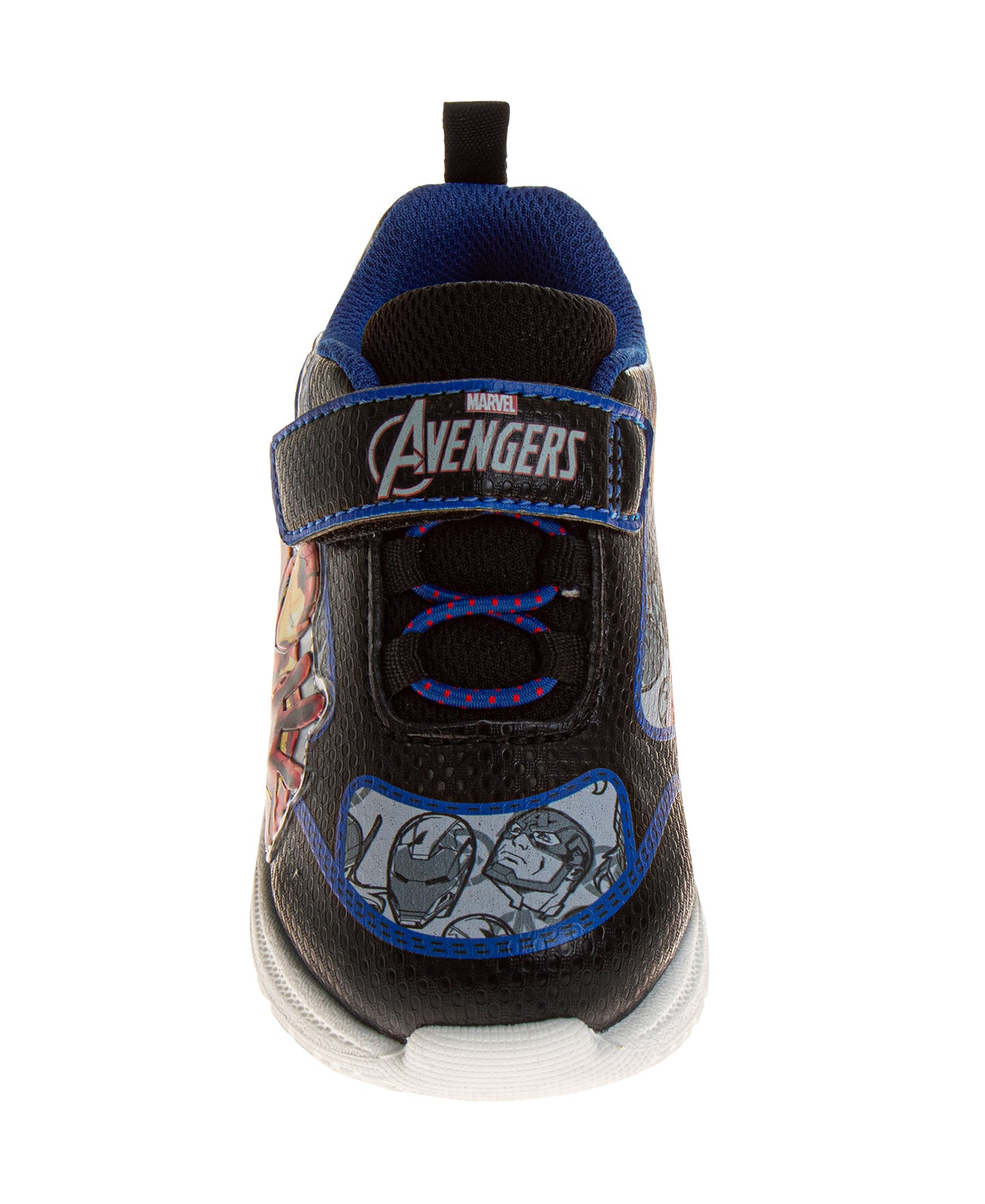 Marvel Comics Toddler Boys Sneakers Slipon Laceless - The Avengers Spiderman Captain America Hulk Thor Ironman Athletic Shoes (Sizes: 6-10 Toddler)