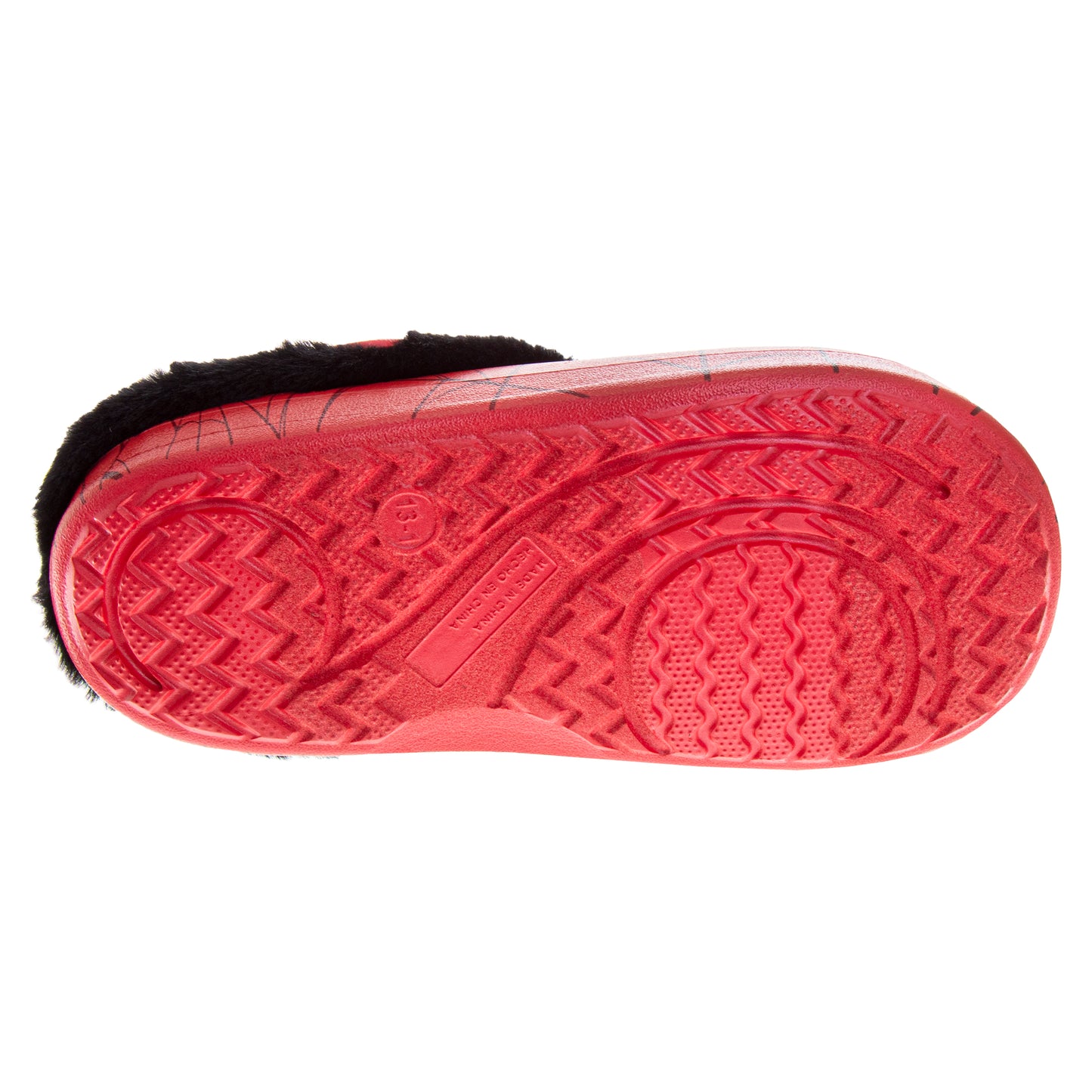 Spider-Man Fuzzy Fleece Lined Clogs for Boys Winter Warm Plush Garden Shoes