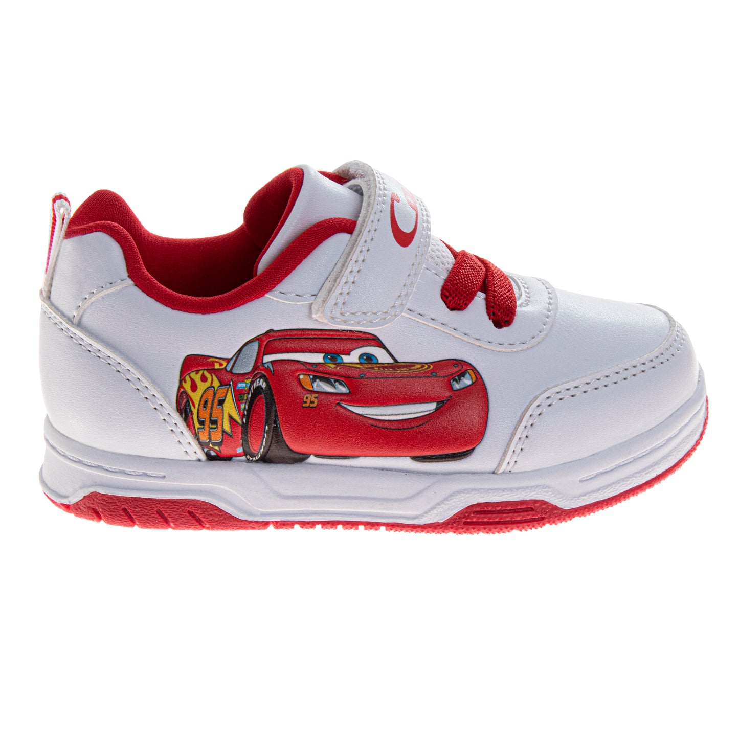 Josmo Kids Cars Shoes Boys Lightning McQueen Sneakers - Lightweight Breathable Athletic Shoe  (Toddler / Little Kid)