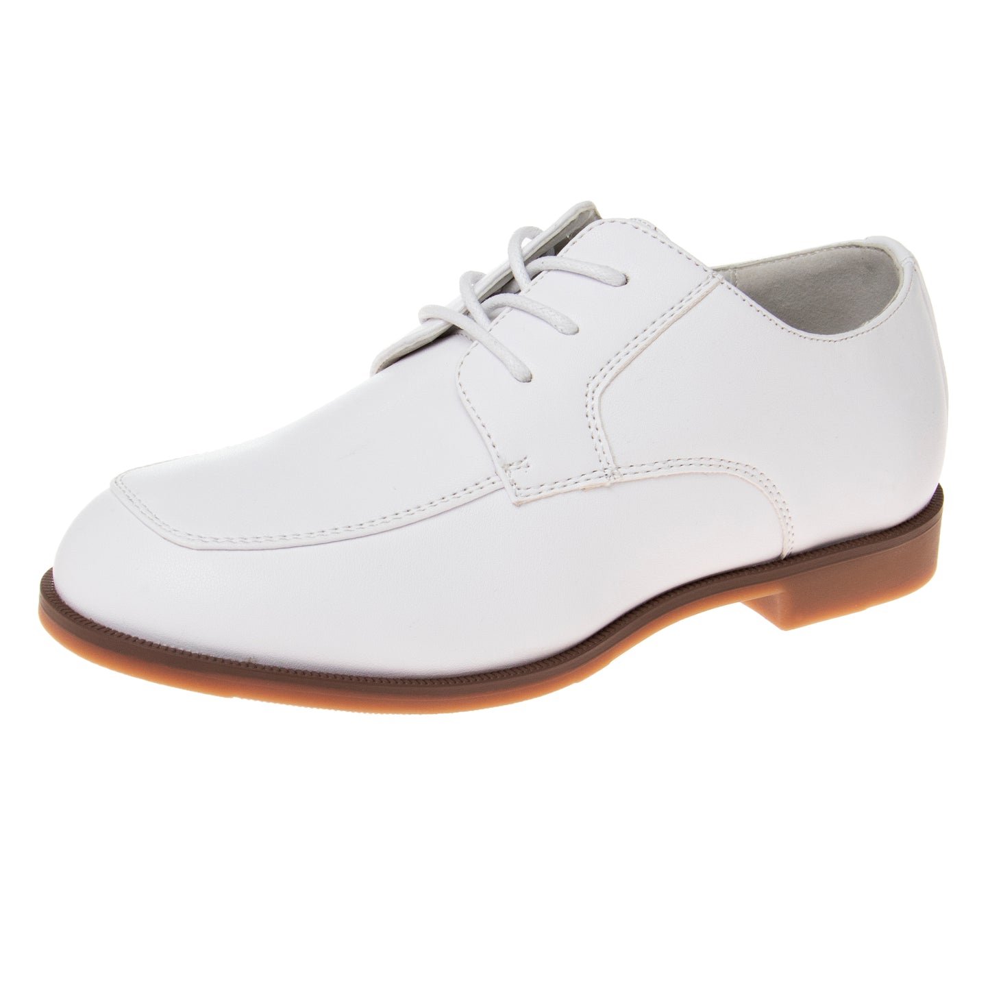 Josmo White Classic Dress Shoes Boys'  LaceUp Formal Wear Stylish Elegant Comfort Fit (Little Kid)