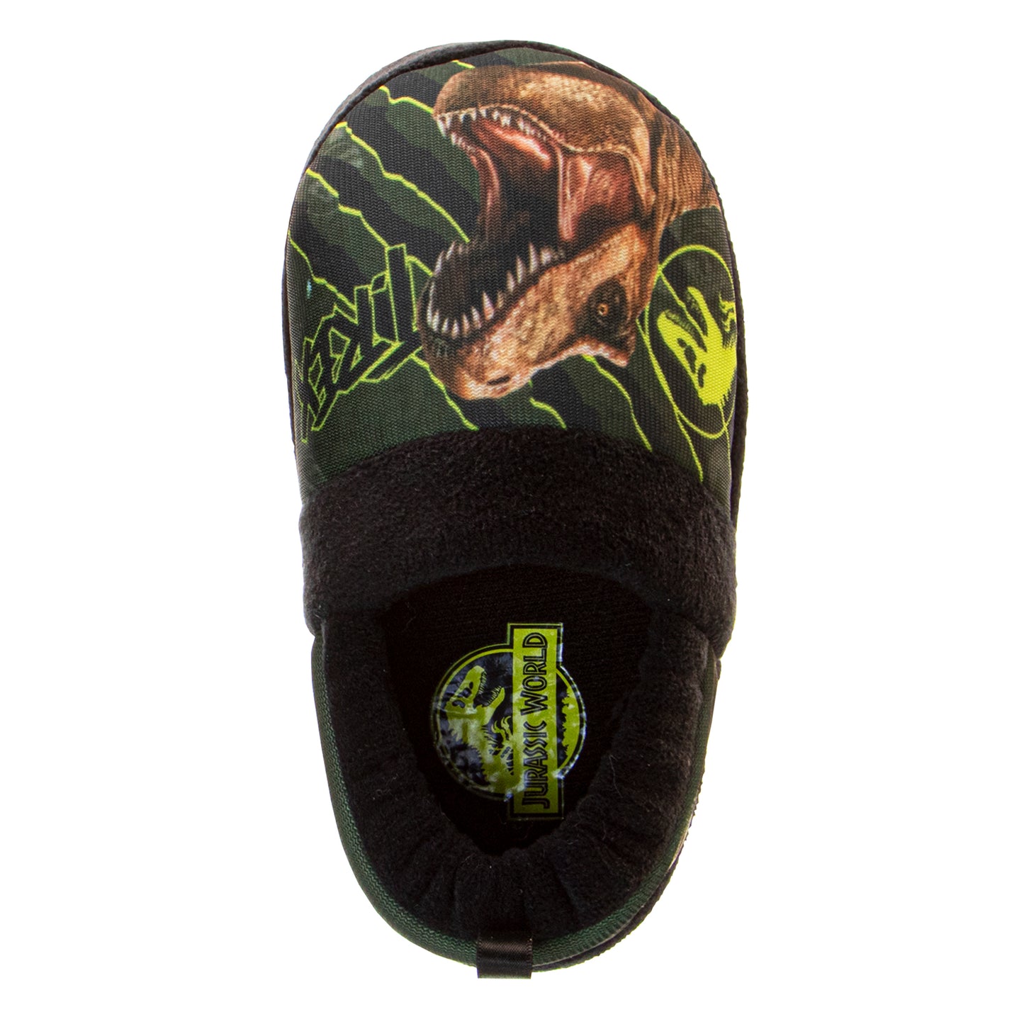 Jurassic World Slippers  Boys - Dinosaurs Indoor Comfy House Shoes Plush Fuzzy Jurassic Park Slipper (toddler)