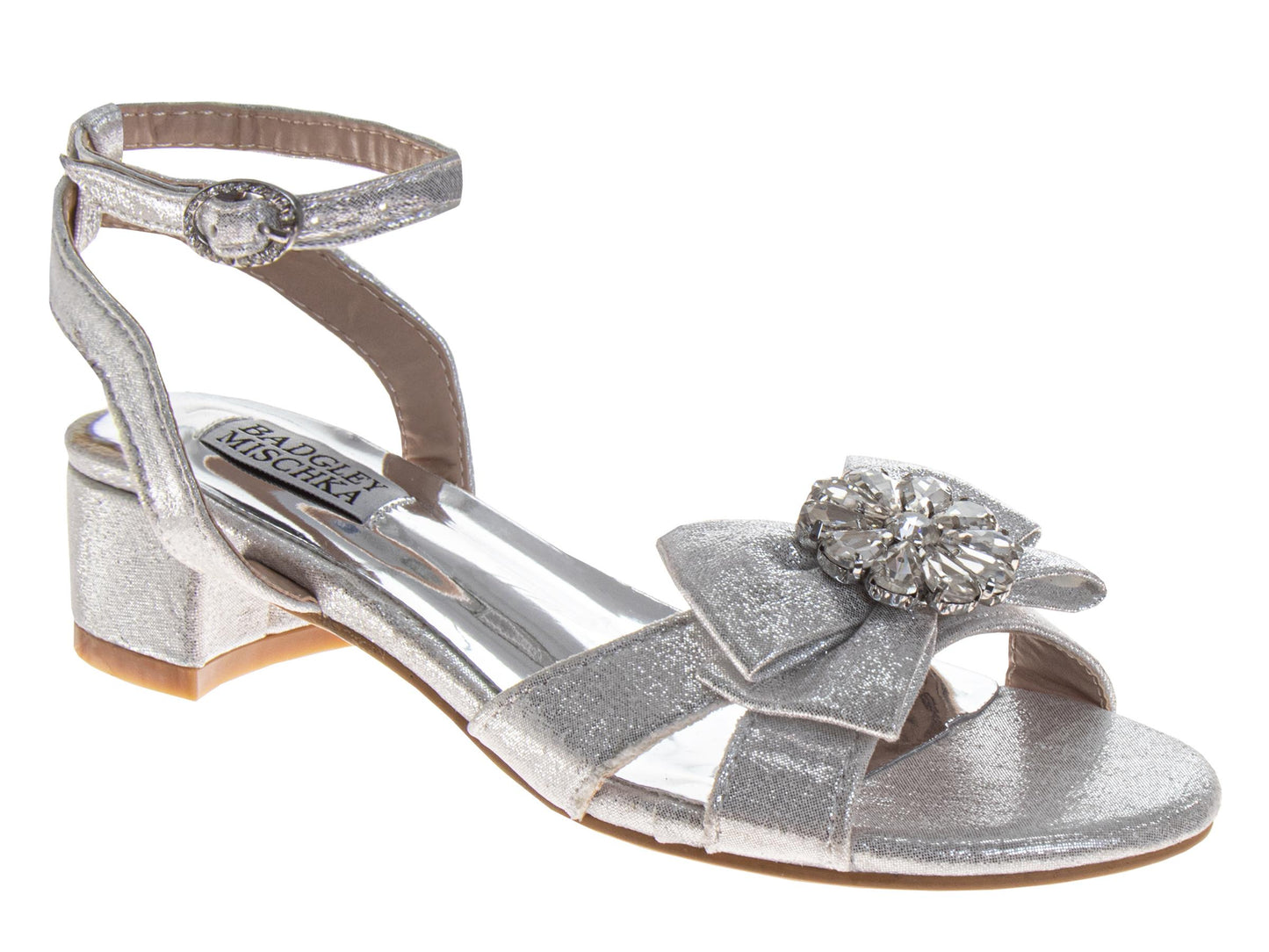 Badgley Mischka Girls' Dress Sandals  Elegant and Stylish Footwear for Special Occasions (Little Kid / Big Kid)