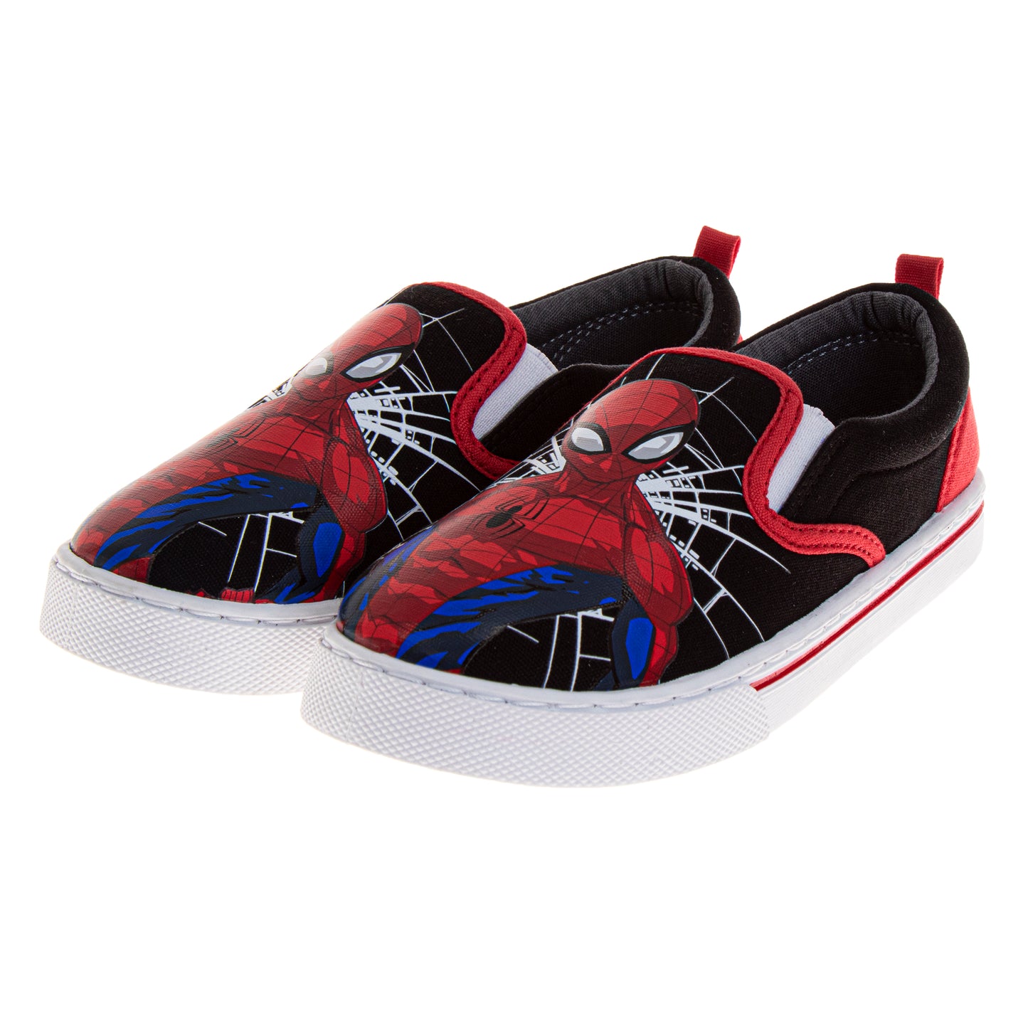 Spider-Man Boys Slip-On Canvas Sneakers (Big Kid)