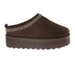 Avalanche Women's Platform Slippers Cozy Slip-On House Shoes with Soft Faux Fur Lining & Cushioned Sole (Adult)