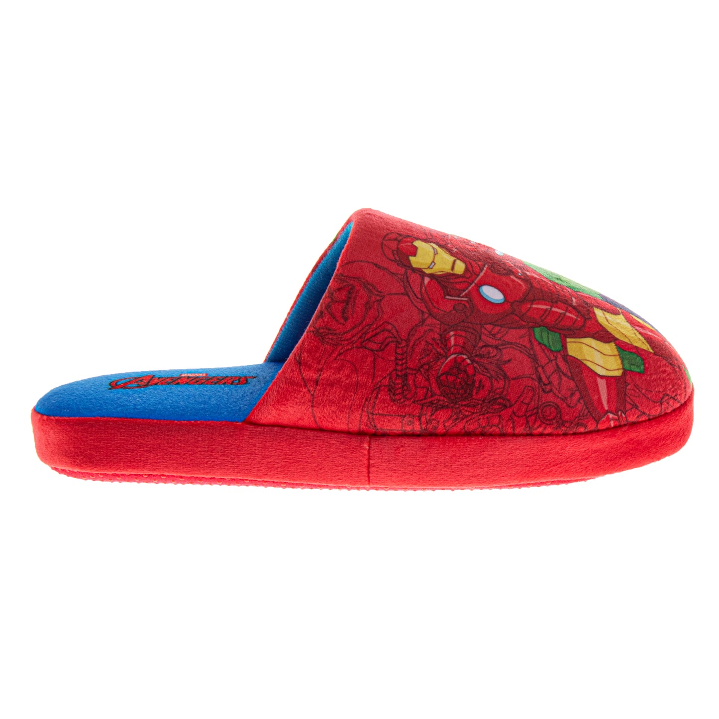 Avengers Slippers Captain America Hulk Thor IronMan Boys House Shoes Indoor Cozy Plush Slippers