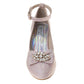 Badgley Mischka Low Heeled Dress Pumps Girls'  Elegant Stylish Formal Wear Comfort Heel Sparkle Detail (Little Kid / Big Kid)