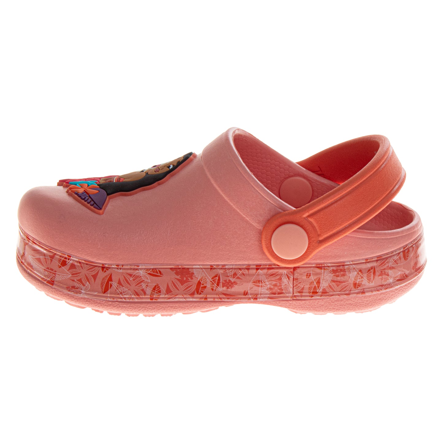 Disney Moana Girls Slip-On Clogs with Back Strap (Toddler/Little Kids)