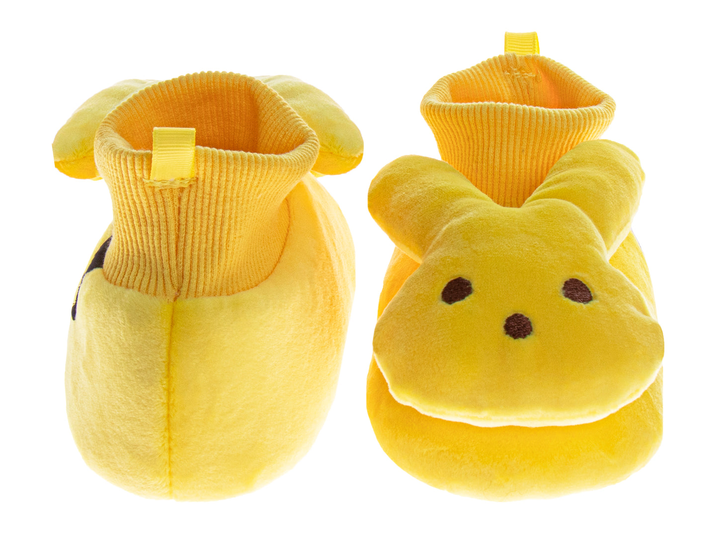 Peeps Sock Slippers for Toddler Gils' Plush Warm Fuzzy Comfort Dual Size (Toddler)