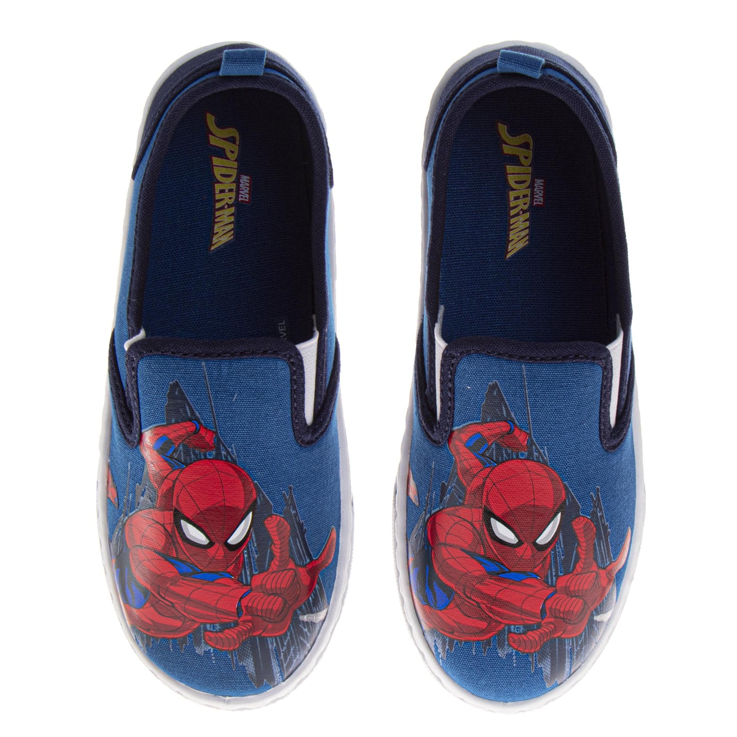 Spider-Man Boys Slip-On Canvas Sneakers (Toddler / Little Kid)