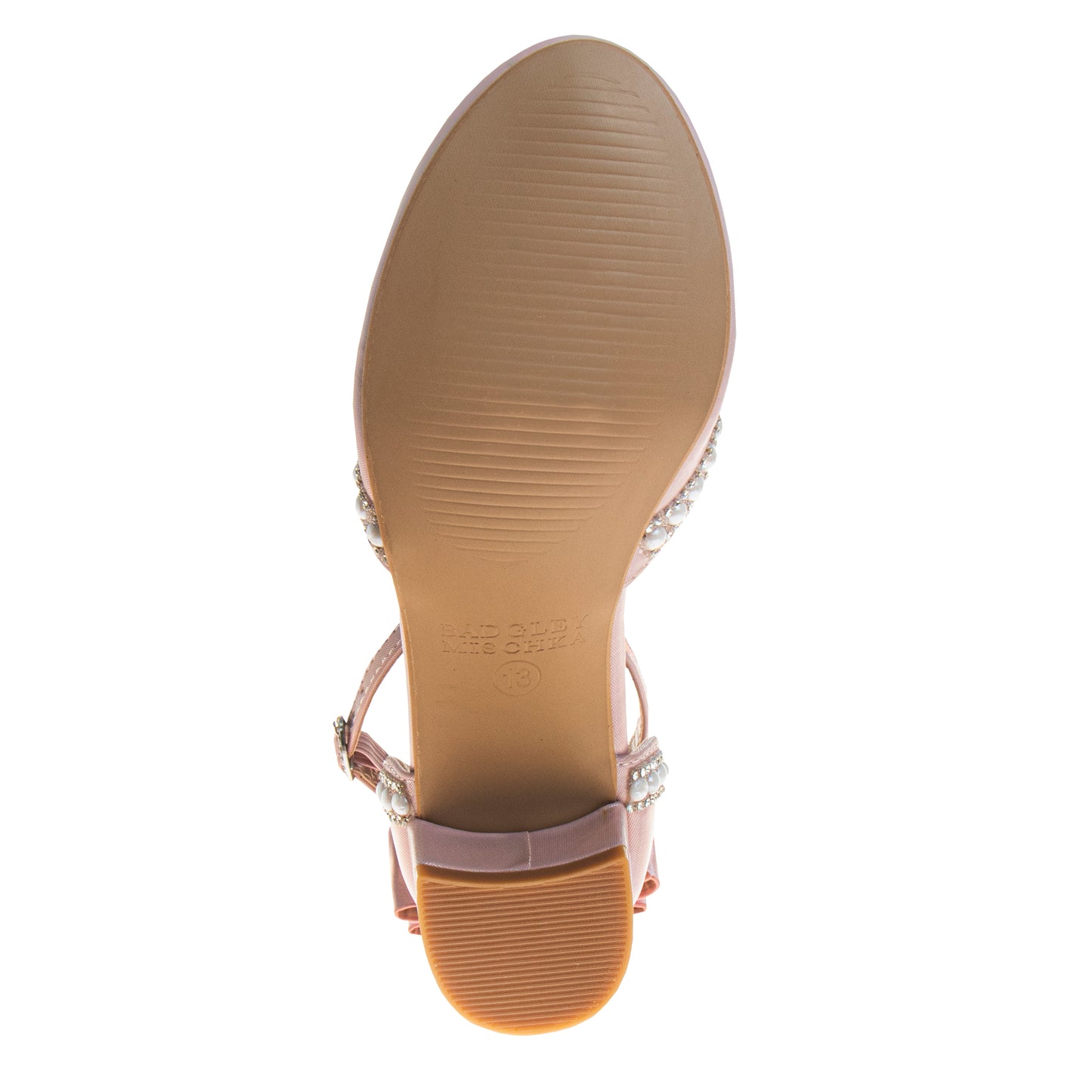 Badgley Mischka Low Heeled Dress Shoes Girls'  Elegant Stylish Formal Wear Comfort Heel Sparkle Detail (Little Kid / Big Kid)