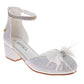 Badgley Mischka Dress Sandals Girls'  Buckle Closure Elegant Stylish Formal Wear Comfort Fit (Little Kid / Big Kid)