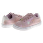 Badgley Mischka Glitter Stars Lace-Up Sneakers Girls - Glamorous Fashion Forward Sparkle Detail High Shine Athleisure (Little Kid â€“ Big Kid)