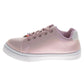 Badgley Mischka Glitter Stars Lace-Up Sneakers Girls - Glamorous Fashion Forward Sparkle Detail High Shine Athleisure (Little Kid â€“ Big Kid)