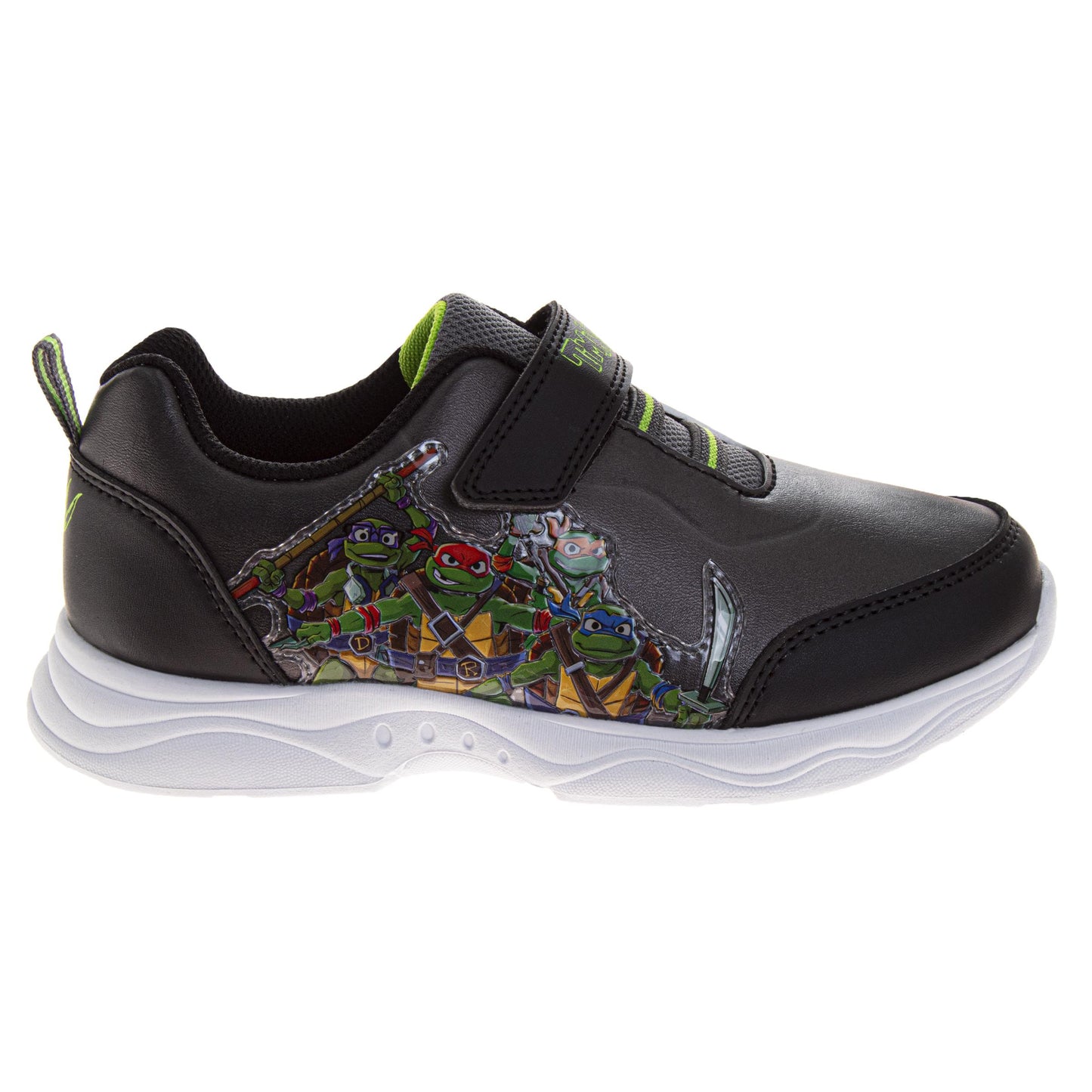 Teenage Mutant Ninja Turtles Boys Light-Up Sneakers Featuring the TMNT Crew (Little Kid)