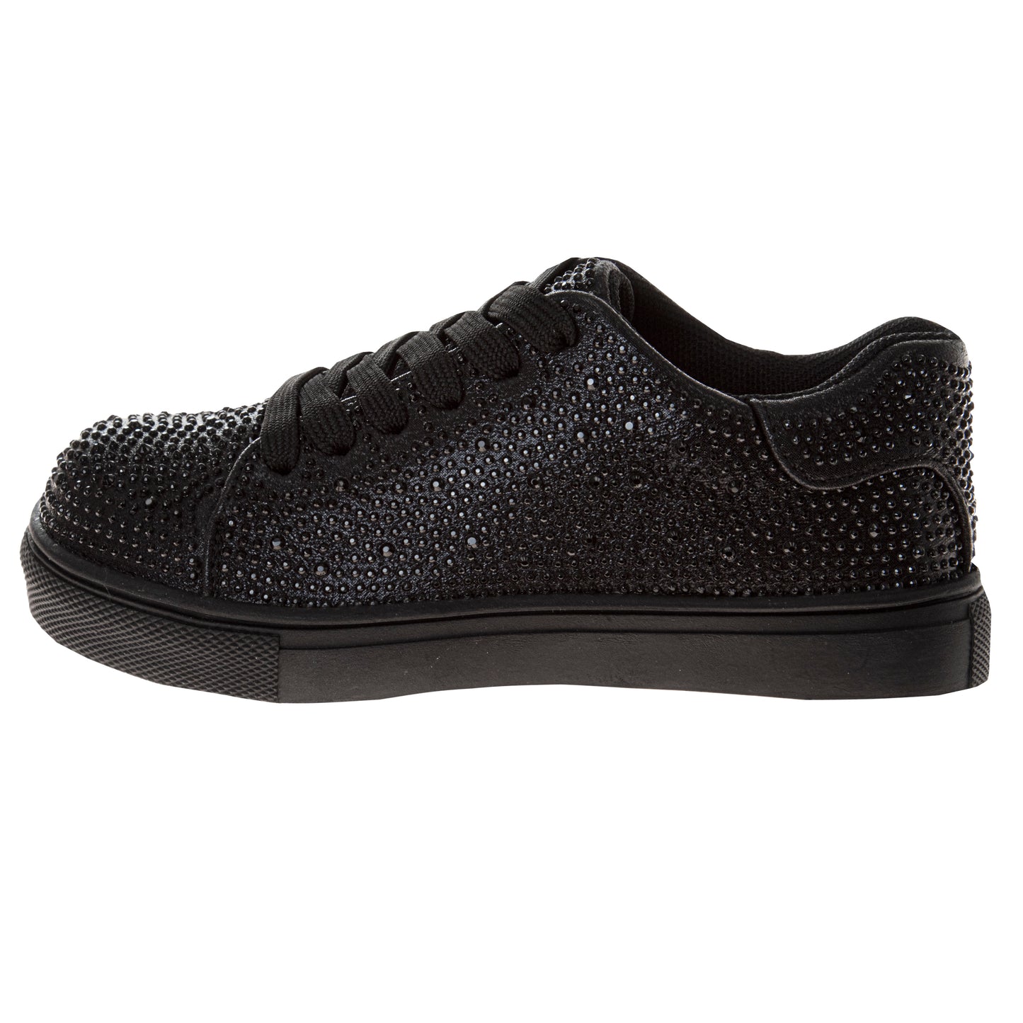 Badgley Mischka Glitzy Sneakers Girls'  Sparkly Fashion Forward Stylish Everyday Wear Comfort Fit Durable (Little Kid / Big Kid)
