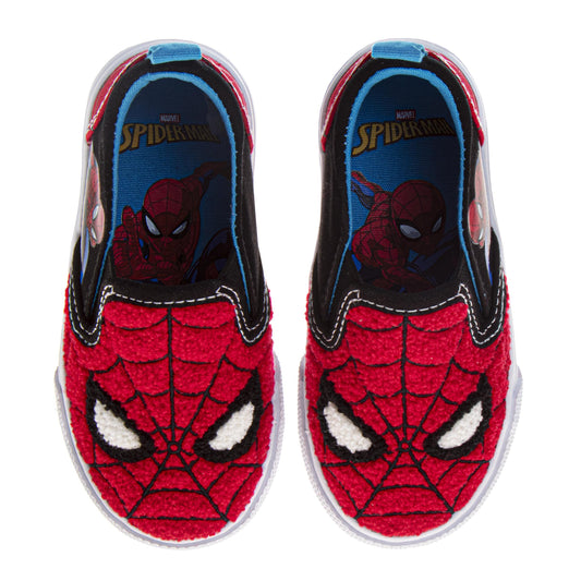 Spider-Man Boys Slip-On Canvas Sneakers (Big Kid)