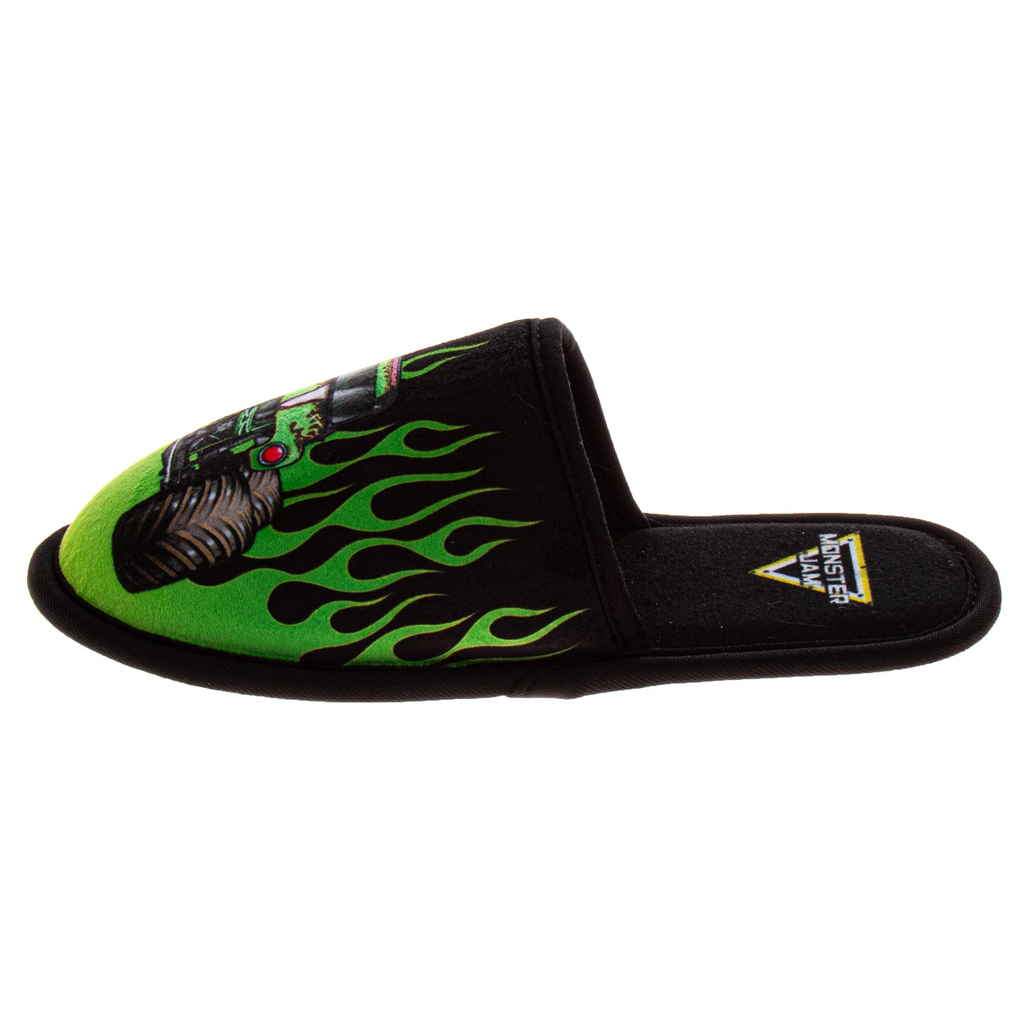 Monster Jam Boys Slippers Gravedigger Monster Truck House Shoes Indoor Cozy Plush Slippers