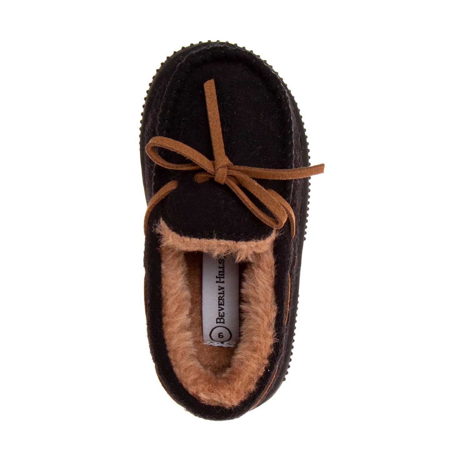 Beverly Hills Polo Club Moccasins Slippers Boys  Classic Fuzzy Lining Cozy Indoor/Outdoor Sole SlipOn Comfort (Little Kid / Big Kid)