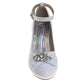 Badgley Mischka Low Heeled Dress Pumps Girls'  Elegant Stylish Formal Wear Comfort Heel Sparkle Detail (Little Kid / Big Kid)